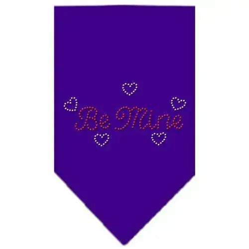 Be-Mine-Rhinestone-Bandana-Purple-Large-GreatEagleInc-318976594