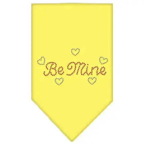 Be-Mine-Rhinestone-Bandana-Yellow-Large-GreatEagleInc-318976895