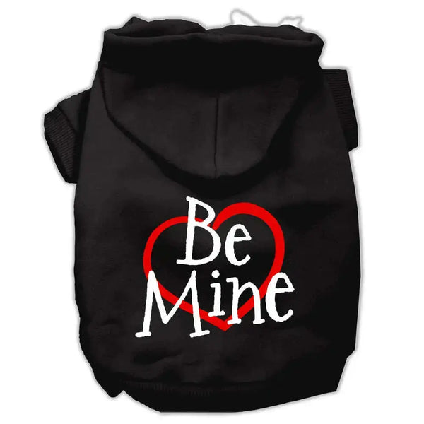 Be-Mine-Screen-Print-Pet-Hoodies-Black-Size-Sm-GreatEagleInc-319704843