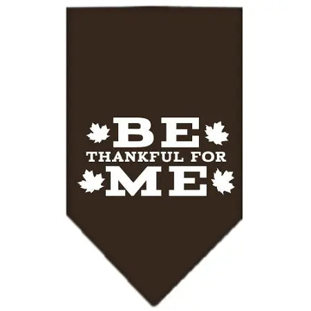 Be Thankful For Me Screen Print Bandana Cocoa Large Default Title