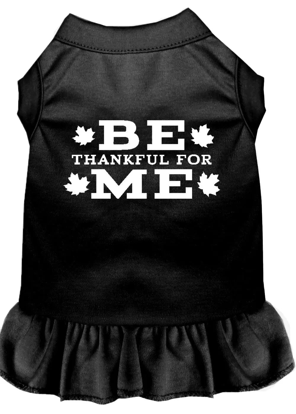 Be Thankful For Me Screen Print Dress Black 4x (22) Default Title