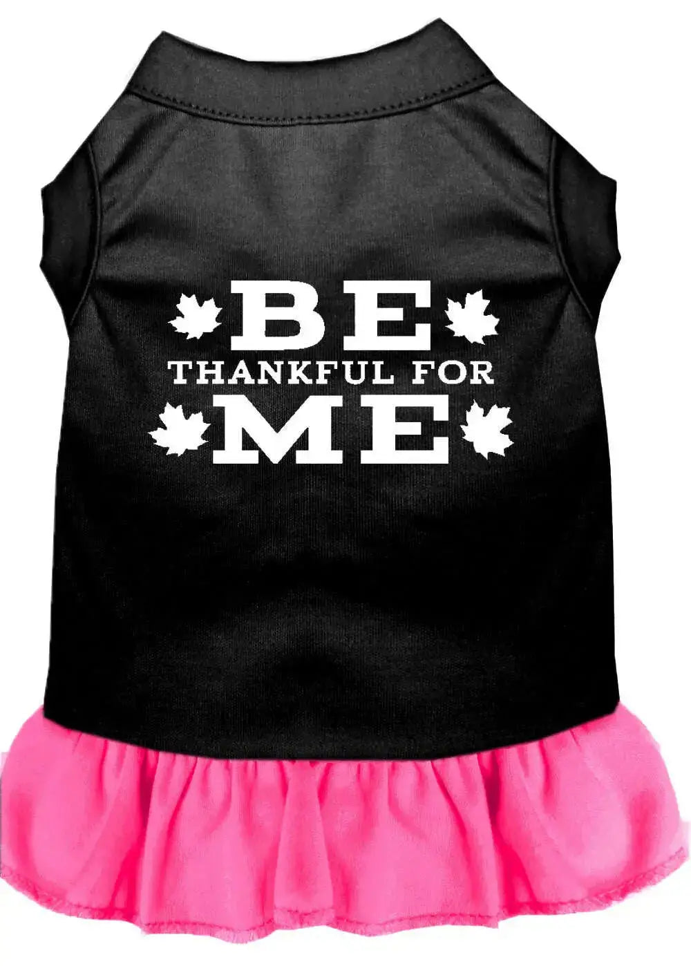 Be-Thankful-For-Me-Screen-Print-Dress-Black-With-Bright-Pink-Lg-GreatEagleInc-320208266