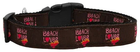 Beach Lover Nylon Dog Collar Xl Default Title