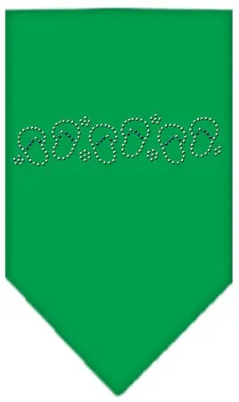 Beach Sandals Rhinestone Bandana Emerald Green Large Default Title