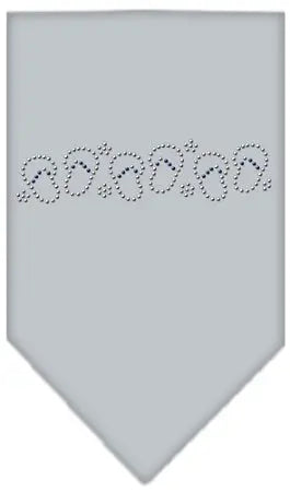 Beach Sandals Rhinestone Bandana Grey Large Default Title