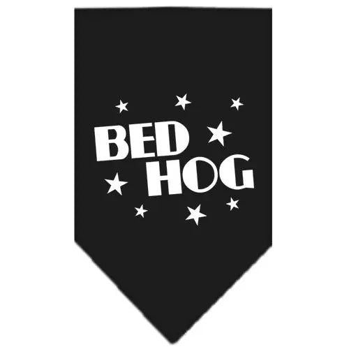 Bed Hog Screen Print Bandana Black Large Default Title