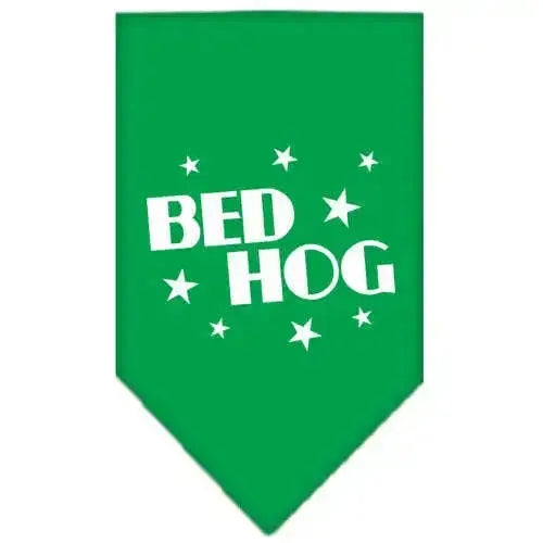Bed-Hog-Screen-Print-Bandana-Emerald-Green-Large-GreatEagleInc-319222847