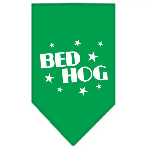 Bed Hog Screen Print Bandana Emerald Green Large Default Title
