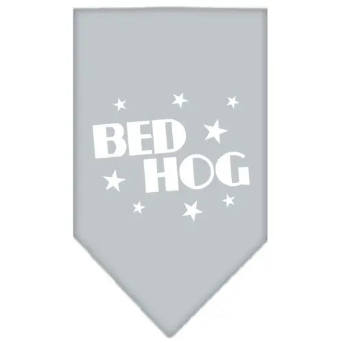 Bed Hog Screen Print Bandana Grey Small Default Title