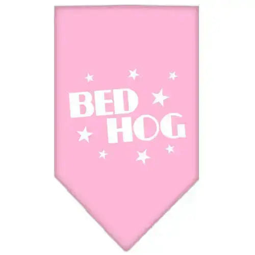 Bed-Hog-Screen-Print-Bandana-Light-Pink-Small-GreatEagleInc-319221692