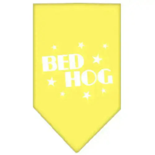 Bed-Hog-Screen-Print-Bandana-Yellow-Large-GreatEagleInc-319222056