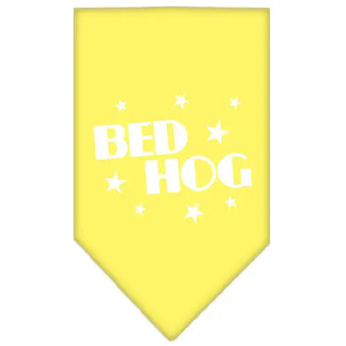 Bed Hog Screen Print Bandana Yellow Large Default Title