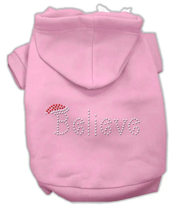 Believe-Hoodies-Pink-M-GreatEagleInc-319502695