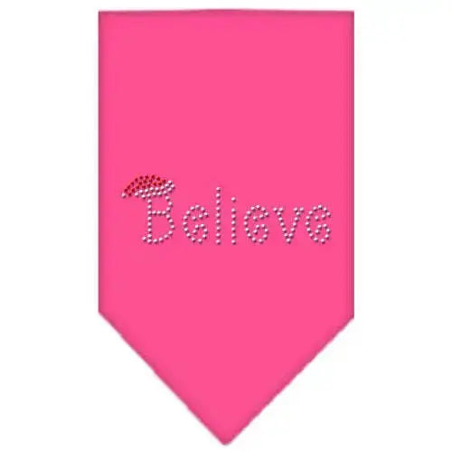 Believe-Rhinestone-Bandana-Bright-Pink-Large-GreatEagleInc-319322144