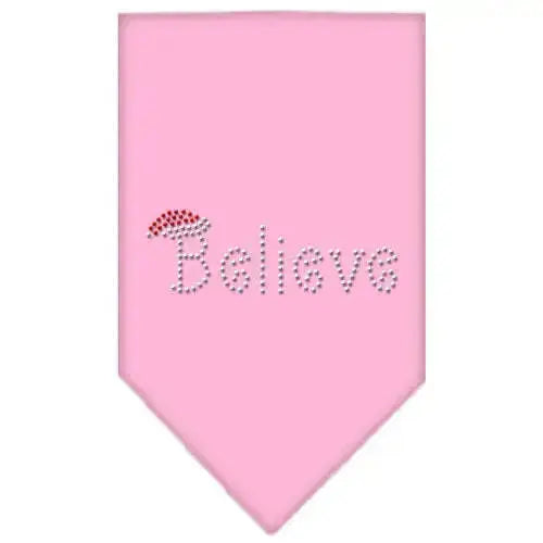 Believe-Rhinestone-Bandana-Light-Pink-Small-GreatEagleInc-318544032