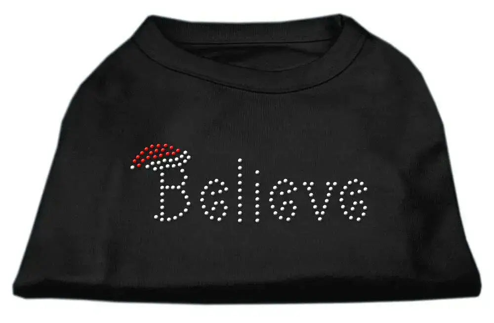 Believe-Rhinestone-Shirts-Black-Xs-GreatEagleInc-319811692