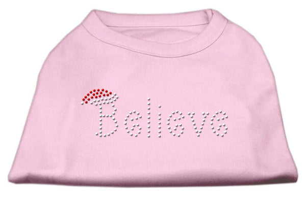 Believe-Rhinestone-Shirts-Light-Pink-Xs-GreatEagleInc-319811235