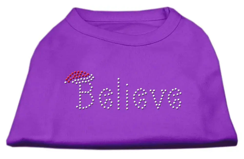 Believe-Rhinestone-Shirts-Purple-Xxl-GreatEagleInc-319810282