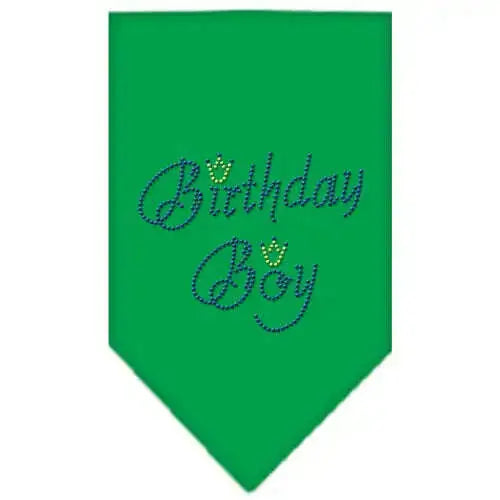 Birthday-Boy-Rhinestone-Bandana-Emerald-Green-Small-GreatEagleInc-318582833