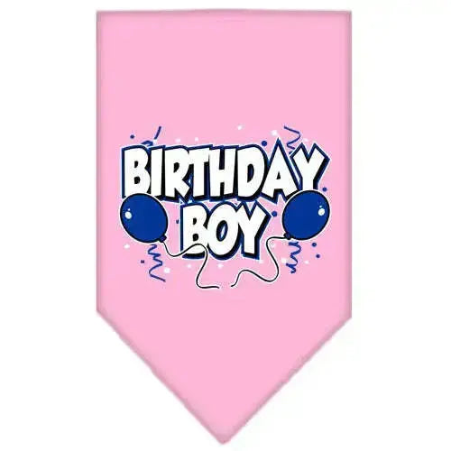 Birthday-Boy-Screen-Print-Bandana-Light-Pink-Small-GreatEagleInc-319220317