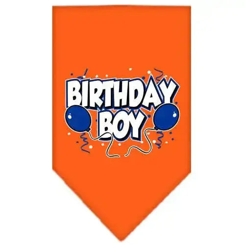 Birthday-Boy-Screen-Print-Bandana-Orange-Small-GreatEagleInc-319220123
