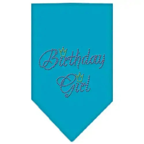 Birthday-Girl-Rhinestone-Bandana-Turquoise-Small-GreatEagleInc-319078529