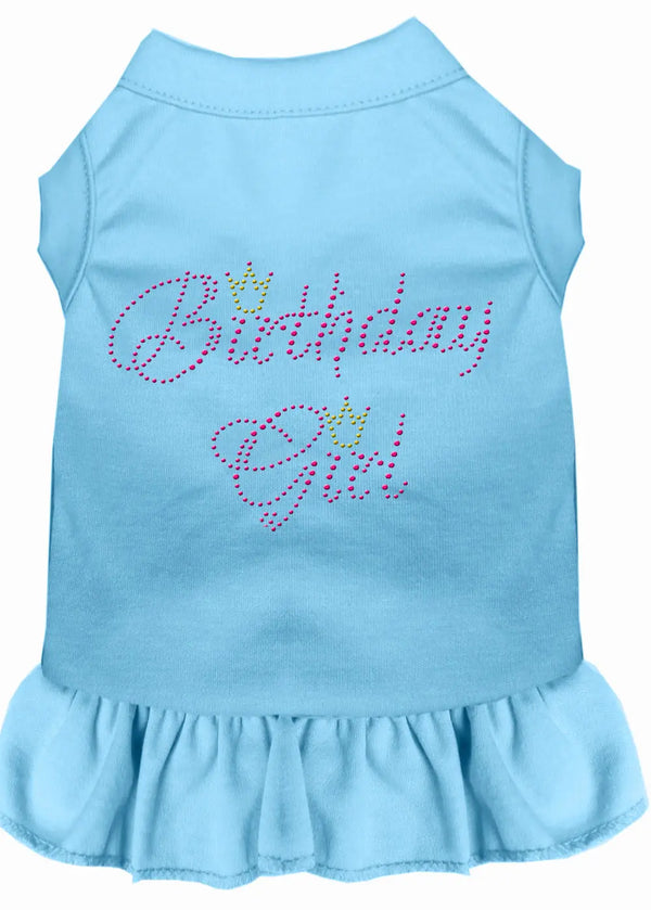 Birthday Girl Rhinestone Dress Baby Blue Xl Default Title
