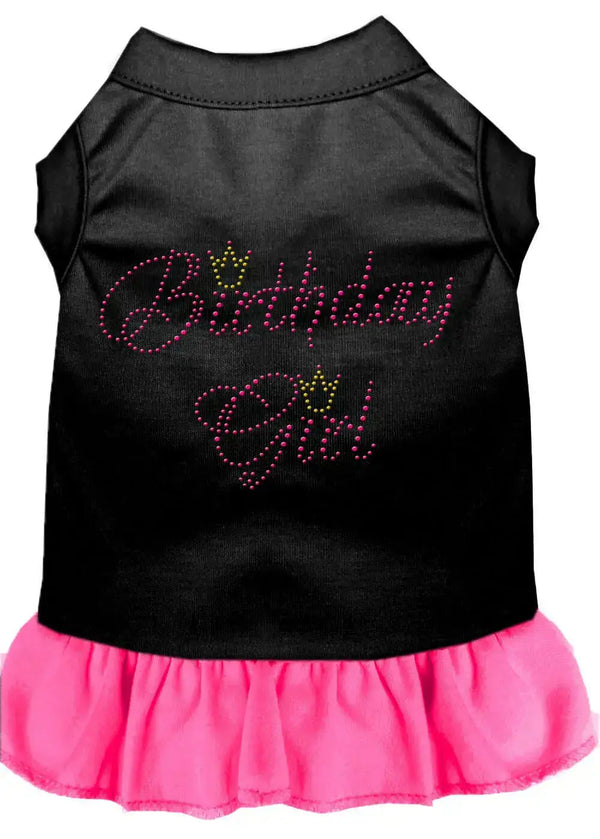 Birthday-Girl-Rhinestone-Dress-Black-With-Bright-Pink-Sm-GreatEagleInc-319542439