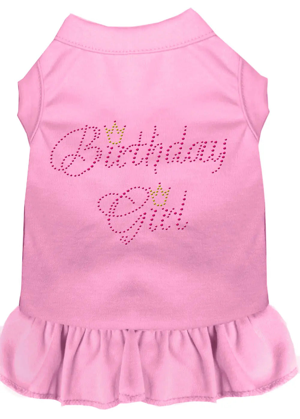 Birthday Girl Rhinestone Dress Light Pink Xl Default Title