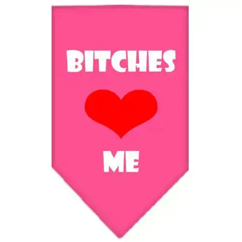 Bitches-Love-Me-Screen-Print-Bandana-Bright-Pink-Large-GreatEagleInc-319217079
