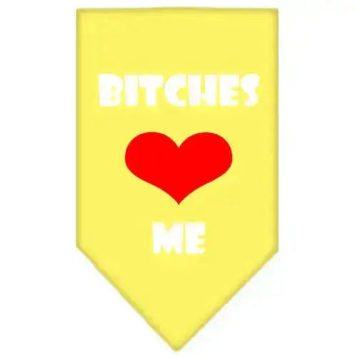 Bitches-Love-Me-Screen-Print-Bandana-Yellow-Large-GreatEagleInc-318552363
