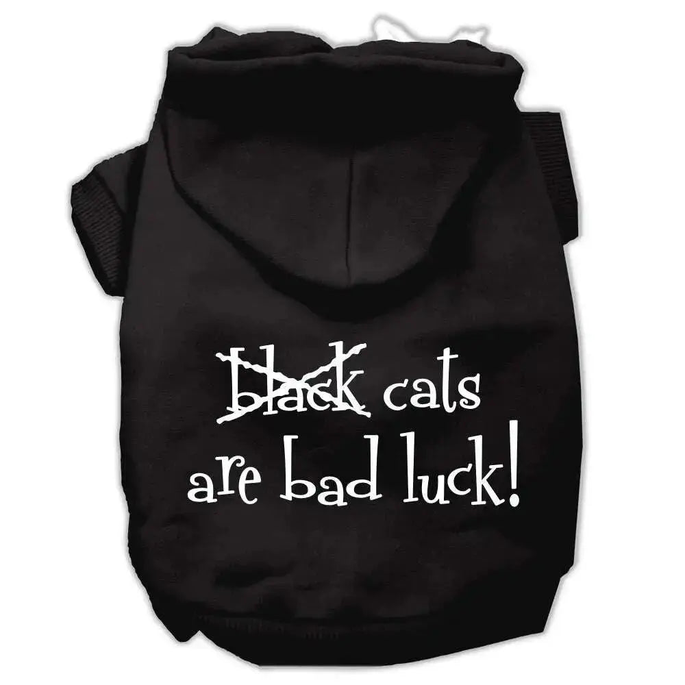 Black-Cats-Are-Bad-Luck-Screen-Print-Pet-Hoodies-Black-Size-S-GreatEagleInc-319894737
