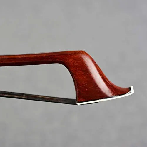 Black Horse Hair 4/4 Size Double Bass Bow French Model Wild Tone VINGOBOW 300BFB 72.5cm Brazilwood Stick Ebony Frog Straight Stick Smooth Tuner Easy Rosin Neat Works for High Level Student