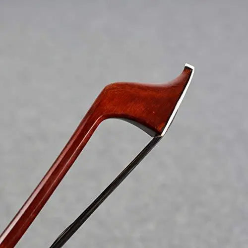 Black Horse Hair 4/4 Size Double Bass Bow French Model Wild Tone VINGOBOW 300BFB 72.5cm Brazilwood Stick Ebony Frog Straight Stick Smooth Tuner Easy Rosin Neat Works for High Level Student