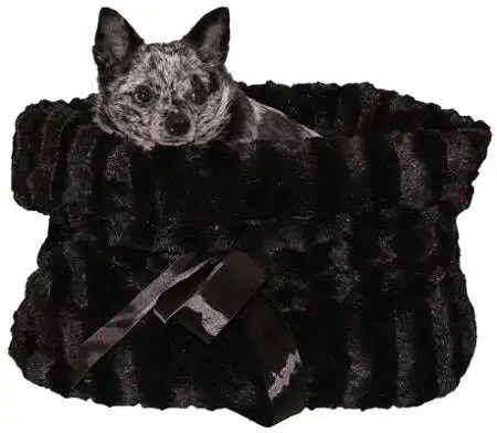 Black-Reversible-Snuggle-Bugs-Pet-Bed_-Bag_-And-Car-Seat-In-One-GreatEagleInc-320193563
