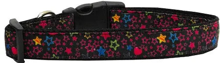 Black Star Nylon Dog Collar Sm Default Title
