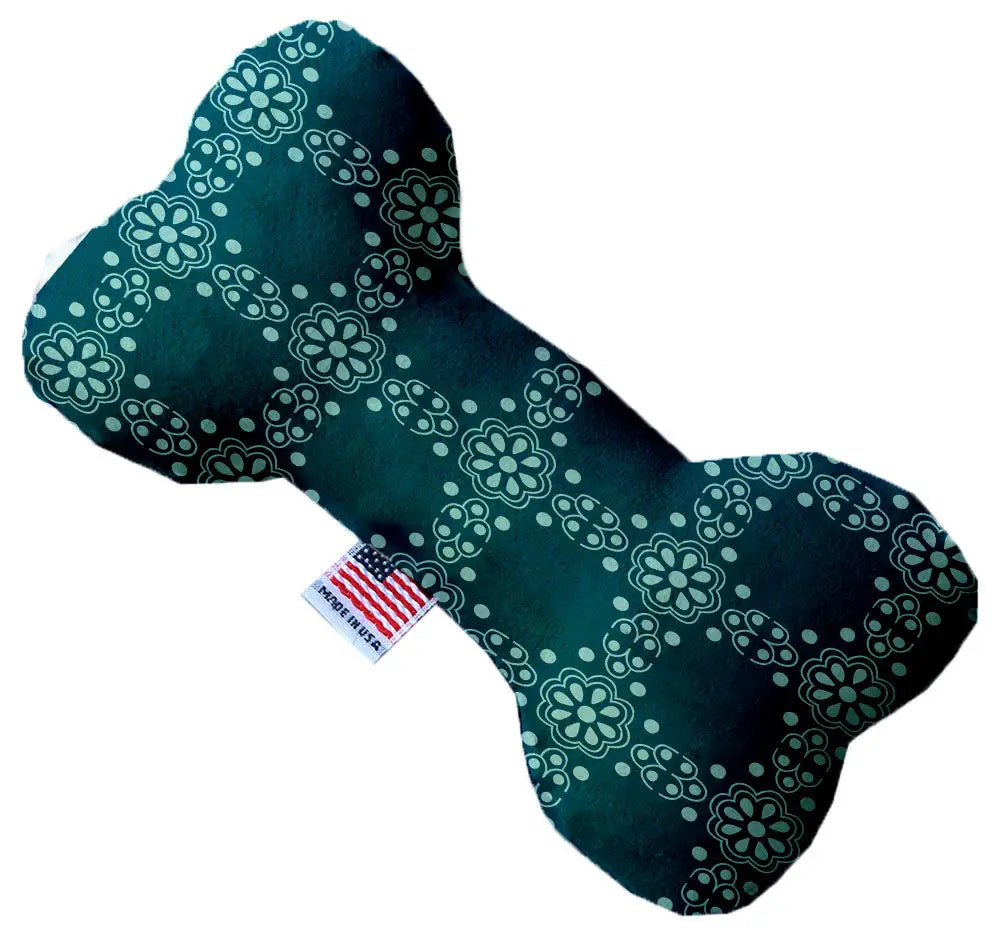 Blue Flowers 10 Inch Bone Dog Toy Default Title