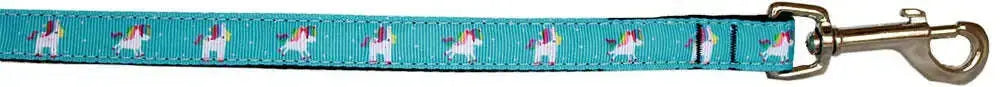 Blue-Unicorn-Nylon-Pet-Leash-5-8in-By-4ft-GreatEagleInc-320010450
