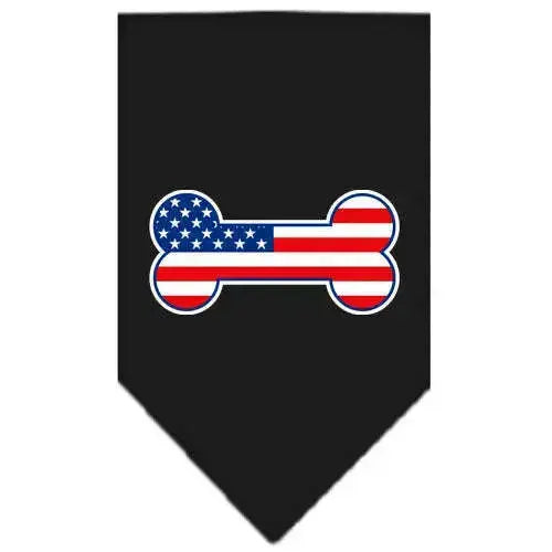 Bone-Flag-American-Screen-Print-Bandana-Black-Large-GreatEagleInc-333825412