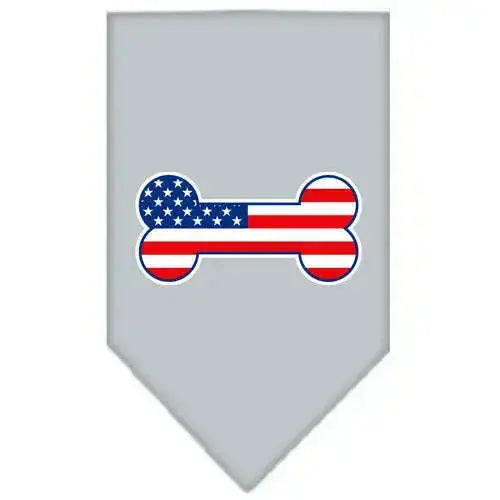 Bone-Flag-American-Screen-Print-Bandana-Grey-Small-GreatEagleInc-333824243