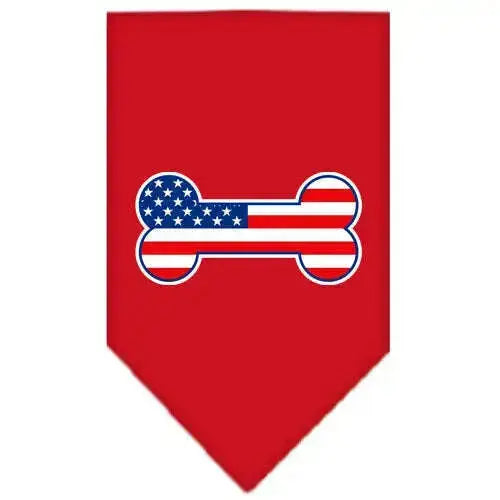 Bone-Flag-American-Screen-Print-Bandana-Red-Large-GreatEagleInc-333824774