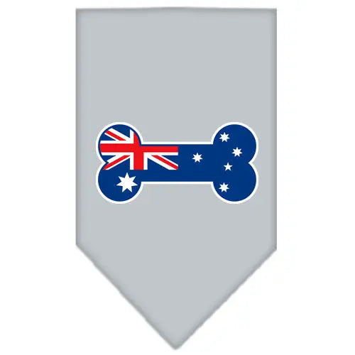 Bone Flag Australian Screen Print Bandana Grey Small Default Title