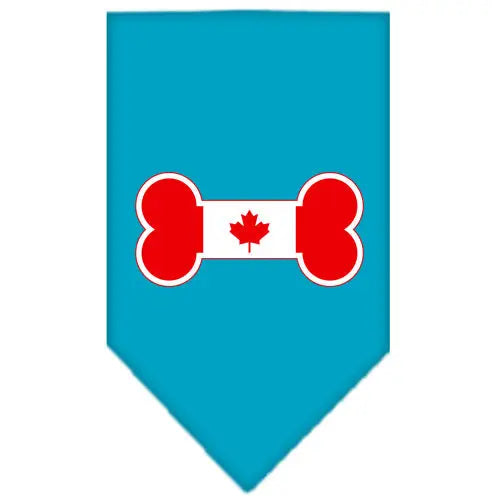 Bone Flag Canadian Screen Print Bandana Turquoise Large Default Title