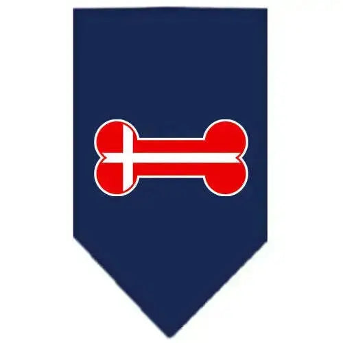 Bone-Flag-Denmark-Screen-Print-Bandana-Navy-Blue-Large-GreatEagleInc-319354377