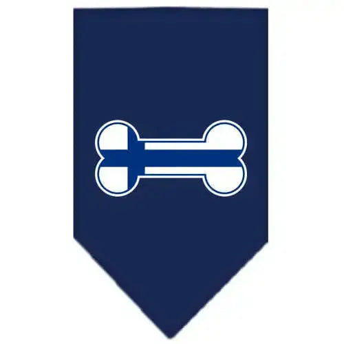 Bone-Flag-Finland-Screen-Print-Bandana-Navy-Blue-Small-GreatEagleInc-319352196