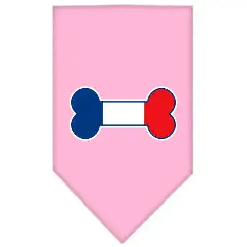 Bone-Flag-France-Screen-Print-Bandana-Light-Pink-Large-GreatEagleInc-319841346