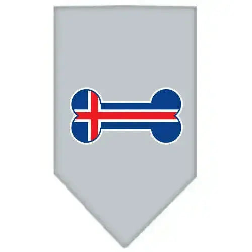 Bone-Flag-Iceland-Screen-Print-Bandana-Grey-Small-GreatEagleInc-319349771