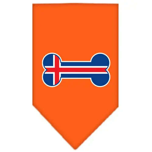 Bone-Flag-Iceland-Screen-Print-Bandana-Orange-Large-GreatEagleInc-319350724