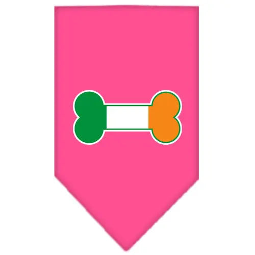 Bone Flag Ireland Screen Print Bandana Bright Pink Small Default Title