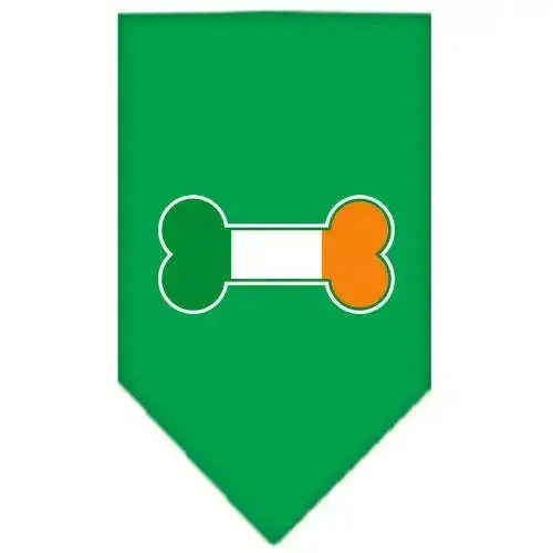 Bone-Flag-Ireland-Screen-Print-Bandana-Emerald-Green-Large-GreatEagleInc-319346174